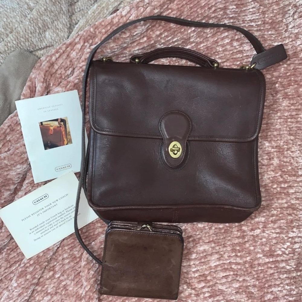 Vintage Coach Willis Bag And Wallet